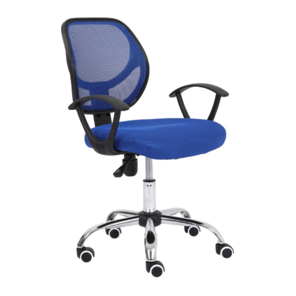Silla Secretarial Nextep NE-650SA Respaldo de Malla 110 Kg Azul_0 Silla Secretarial Nextep NE-650SA Respaldo de Malla 110 Kg Azul_0