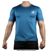 PLAYERA DEPORTIVA WILSON AZUL MO1_1 PLAYERA DEPORTIVA WILSON AZUL MO1_1
